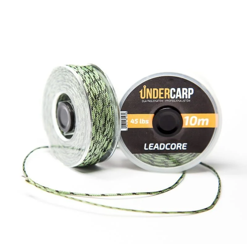Szybka wysyłka Undercarp Leadcore 10m / 45lbs Zielony