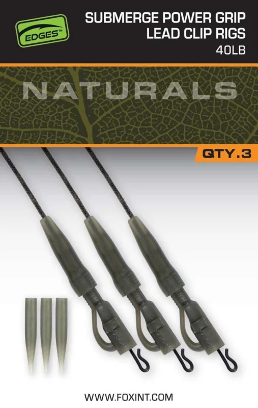 Zestaw Fox Naturals Sub Power Grip Lead Clip 40lb Popularny