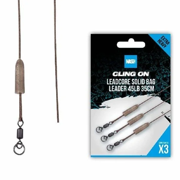 Nash Ready Tied Leadcore Solid Bag Leader Tylko do końca tygodnia