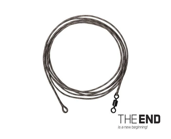 Przypony włosowe THE END Leadcore + swivel / 3szt | 1m Okazja