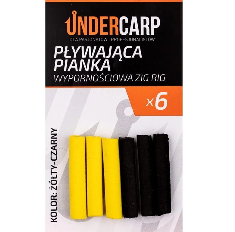 Oferta Undercarp Pływająca pianka wypornościowa Zig Rig żółty czarny