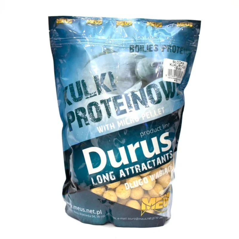Kup teraz Meus Kulki Zanętowe Durus 18mm SłodkaKukurydza 1kg