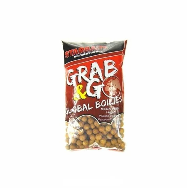 Obniżka ceny Kulki Starbaits Grab&Go Global Boilies 14mm / 1kg - Mega Fish