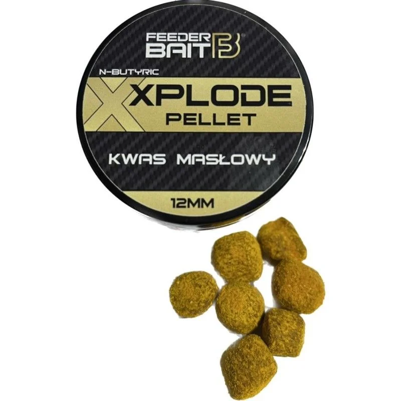 Kulki proteinowe Feeder Bait Xplode Pellet 12mm Kwas Masłowy 25ml Najlepsza cena