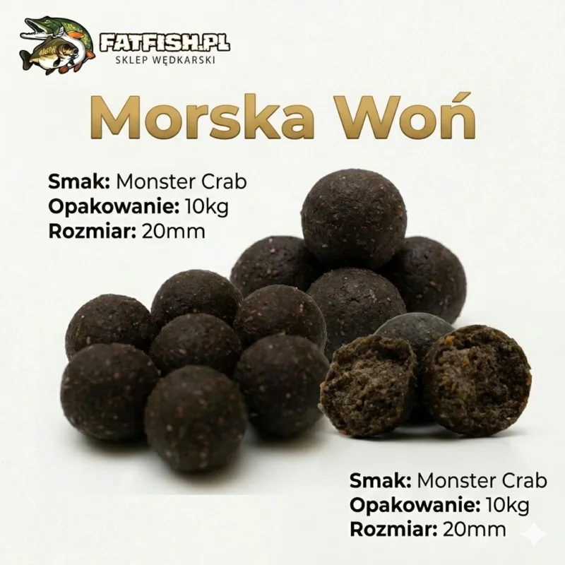 Oferta limitowana Kulki Zanętowe Morska Woń monstercrab 20mm - 10kg