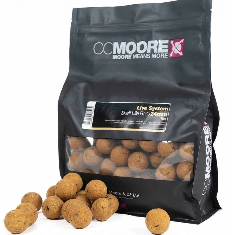 Kulki CC Moore Shelf Life Baits Live System 24mm 1kg Wyprzedaż