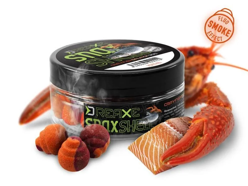 Kulki proteinowe Delphin D Snax Shell 30g/10mm - Łosoś/Rak Nowy