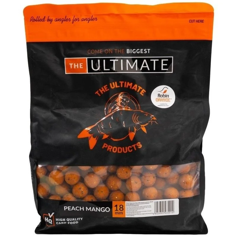 Oferta limitowana Kulki proteinowe Ultimate Products 18mm 1kg - Peach Mango