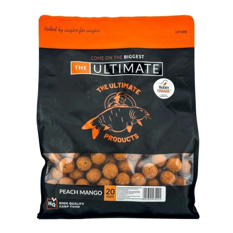 Sprawdź teraz Kulki proteinowe Ultimate Products 20mm 1kg - Peach Mango