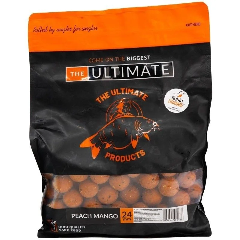 Kulki proteinowe Ultimate Products 24mm 1kg - Peach Mango Darmowa dostawa