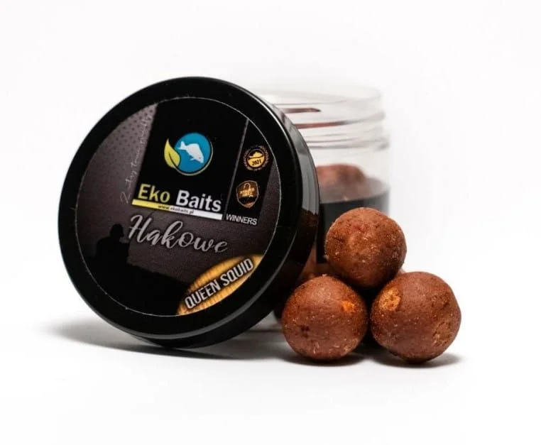 Łatwy zwrot Kulki Hakowe Eko Baits Gold Queen Squid 20/24mm - 200ml