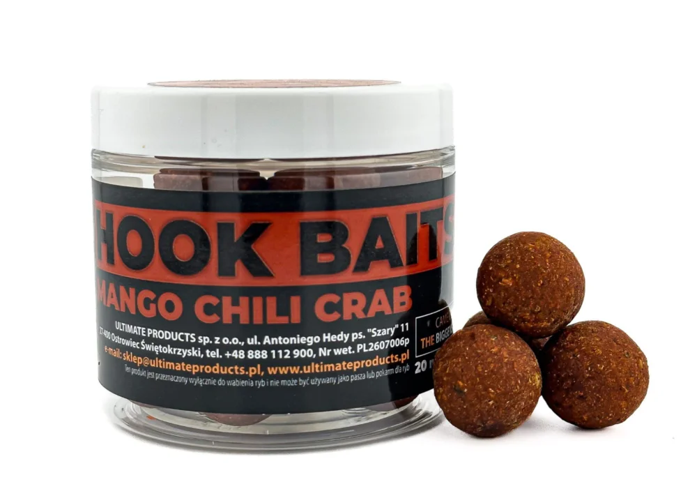 UltimateProducts Top Range Hookbaits 24mm - Mango Chili Crab Darmowy zwrot