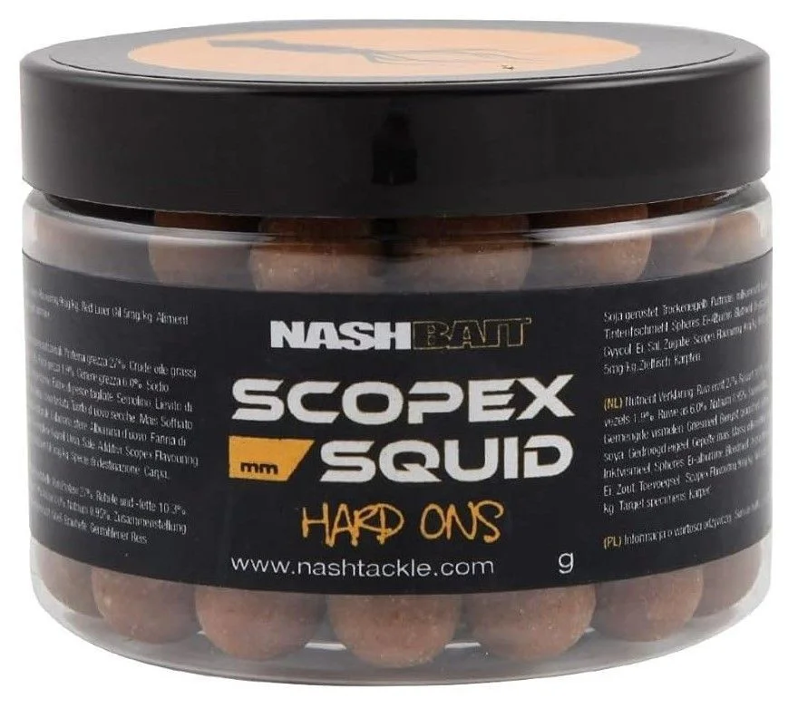 Kulki proteinowe NASH Scopex Squid Hard Hookbaits 20mm 125g Wyjątkowa oferta