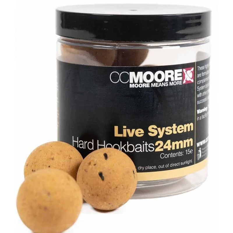 Kulki CC Moore Live System Hard Hookbaits 24mm Zamów teraz