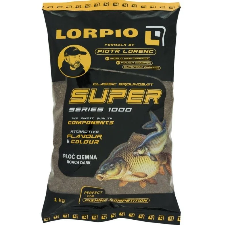 Zanęta Lorpio SUPER PŁOĆ BLACK 1kg Okazja