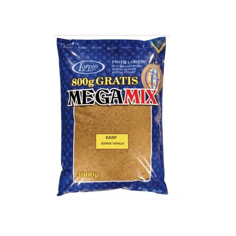 Zanęta Lorpio MEGA MIX KARP SKOPEX-VANILLA 3kg Taniej