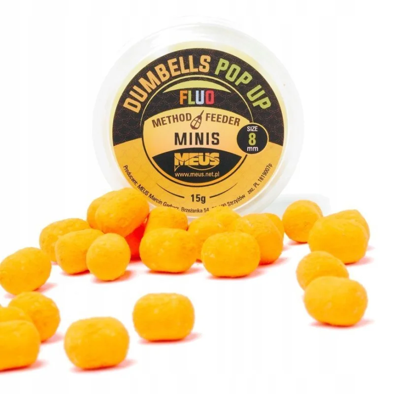 Bestseller Dumbells Meus Fluo Pop Up 8mm - Orzech Tygrysi MINIS