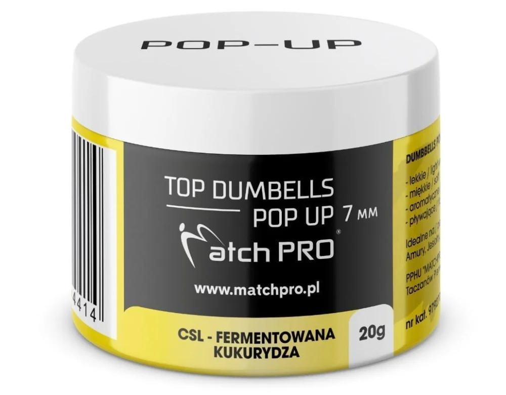 Nowość Pop Up MatchPro Top Dumbells 7mm / 20g - CSL