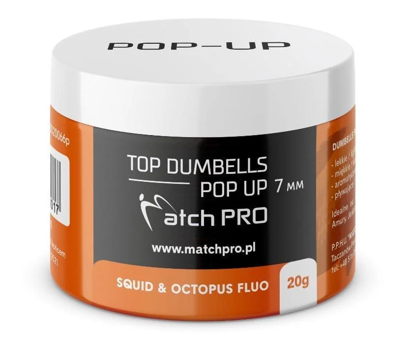 Tylko do końca tygodnia Pop Up MatchPro Top Dumbells 7mm / 20g - Squid&Octopus
