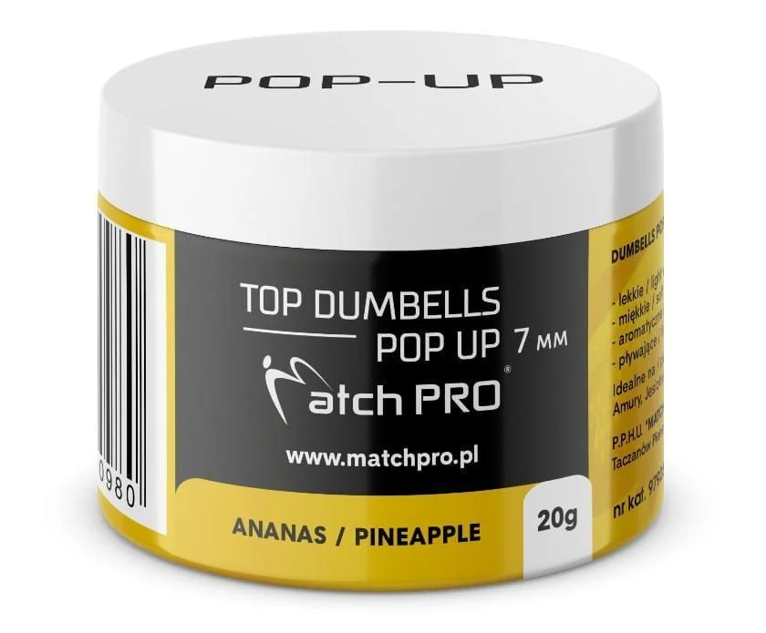 Pop Up MatchPro Top Dumbells 7mm / 20g - Pineapple Sprawdź teraz