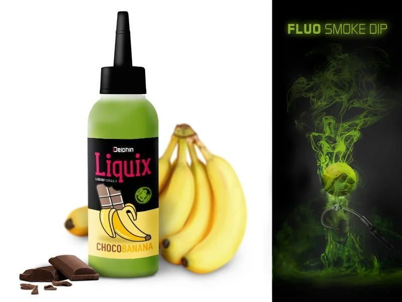 Fluo Dip D SNAX LiquiX /100ml - Czekoladowo-Bananowy Cena promocyjna