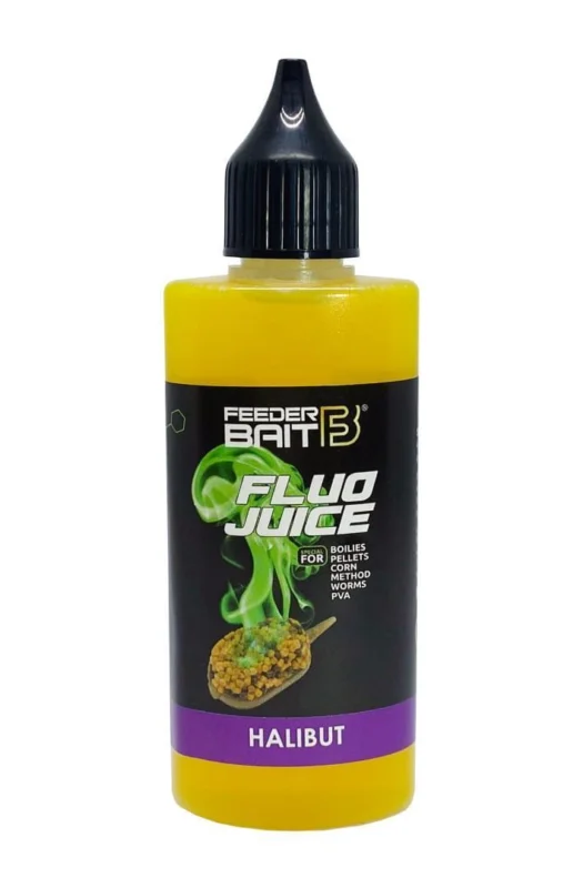 Popularny Fluo Juice Feeder Baits 50ml - Halibut