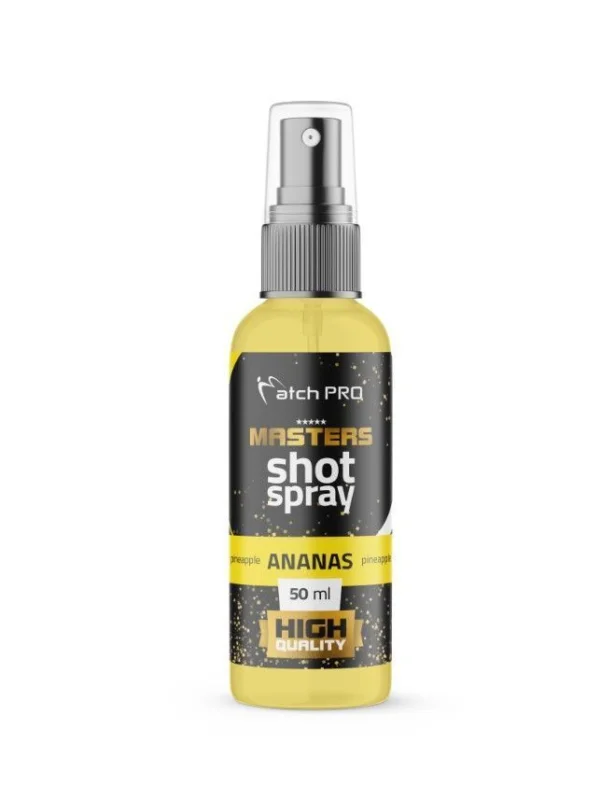 Do wyczerpania zapasów Atraktor MatchPro Master Shot Spray Ananas 50ml