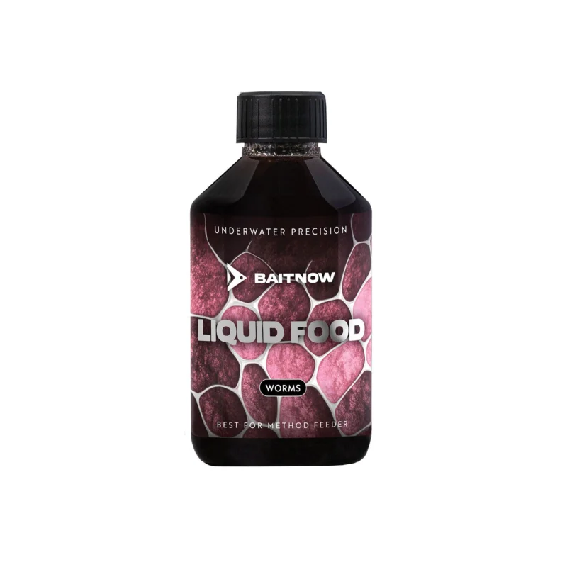 BaitNow Liquid Method Feeder Liquid Food Worms 250ml Rabat