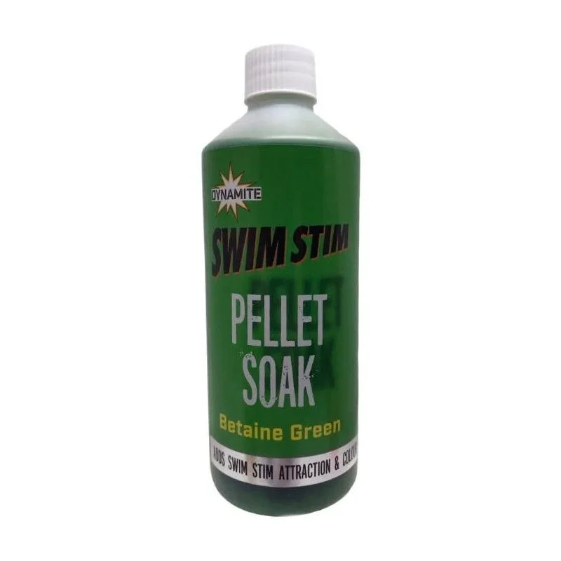 Łatwy zwrot Atraktor Dynamite Baits Pellet Soak Betaine Green 500ml