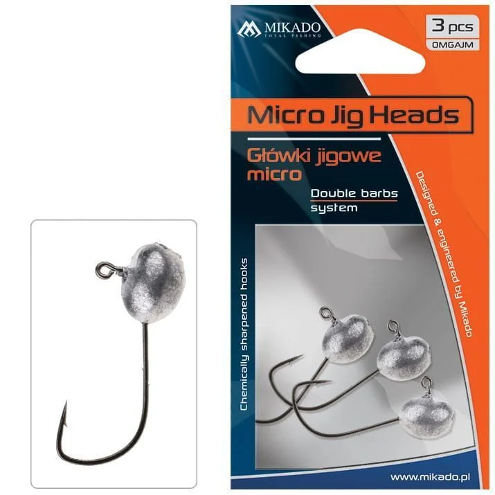 MIKADO - GŁÓWKA JIGOWA - MICRO - 2g-4 BN - op.3szt. Bestseller