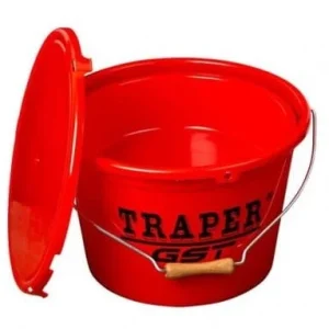Bezpieczna płatność Traper Wiadro 13 l + miska + pokrywka Traper