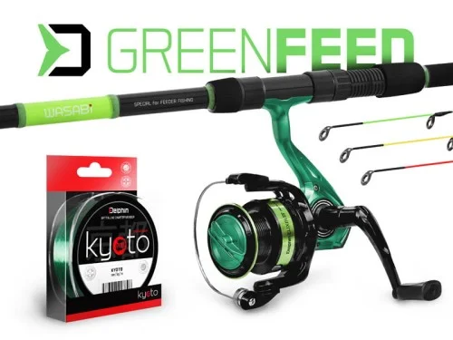 Zniżka Delphin zestaw feederowy GreenFeed 330 + 3T + żyłka