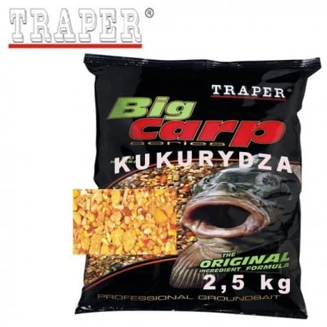 Dostępne od ręki Traper Big Carp Kukurydza 2,5 kg
