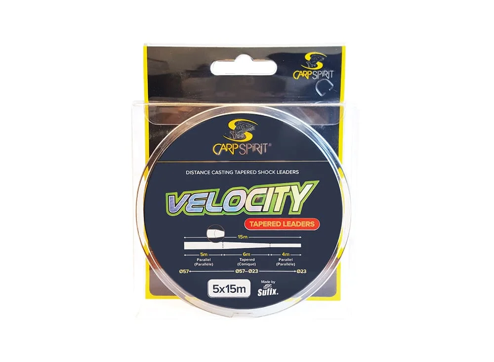 Carp Spirit Przypony Koniczne Velocity Tapered Leader Tani