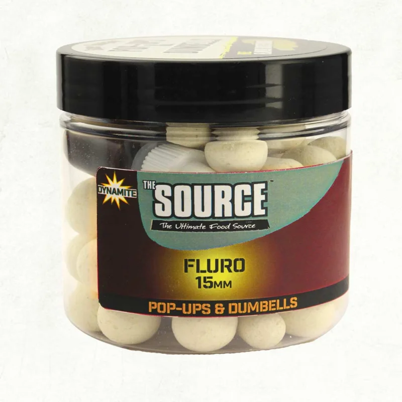 Dynamite Baits Kulki Haczykowe Pływające Dumbells The Source Fluoro Pop-Ups 15mm Hit sprzedaży