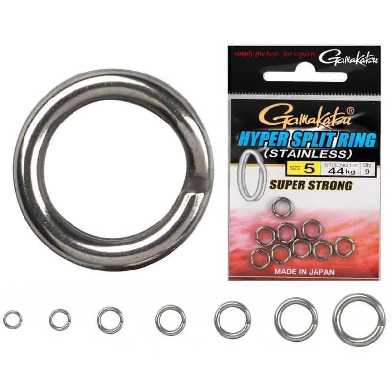 Hit sprzedaży Gamakatsu Kółka Łącznikowe Hyper Split Ring Nr1 5kg