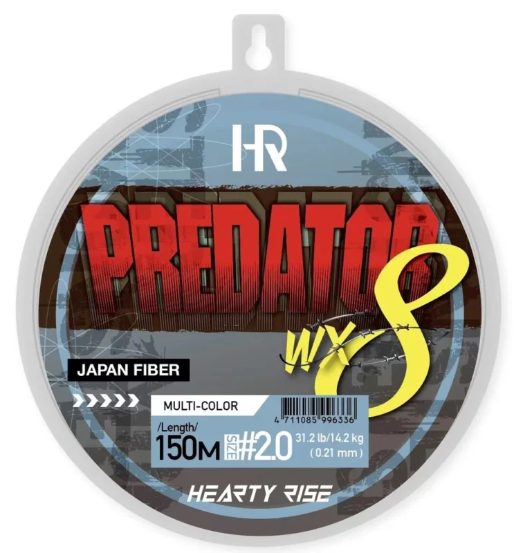 Dostępne od ręki Hearty Rise Plecionka Predator WX8 Line PE 4.0 300M Light Green