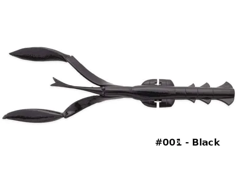 Szybka dostawa Keitech Guma Rak Krewetka Neco Camaron 5,5” 14cm 001 Black