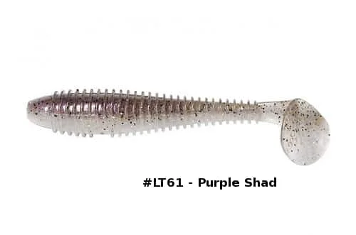 Keitech Guma Swing Impact Fat 3,3” 8,4cm LT61 Purple Shad Darmowy zwrot