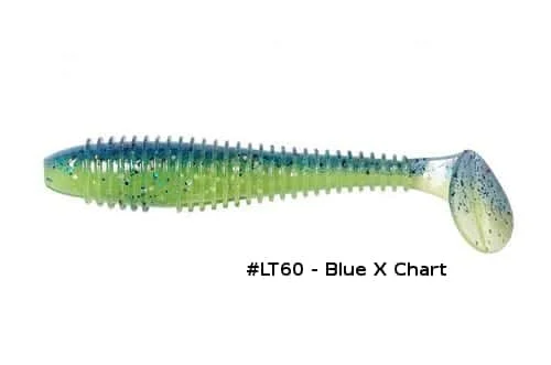 KEITECH guma Swing Impact Fat 5,8” 14,7cm LT60 Blue X Chart Wysoka jakość
