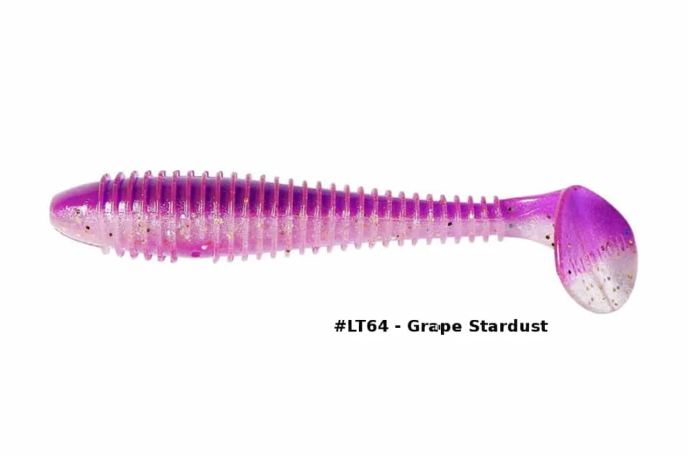 KEITECH guma Swing Impact Fat 3,8” 9,5cm LT64 Grape Stardust Zniżka
