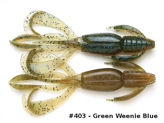 Keitech Przynęta Crazy Flapper 3,6” 9cm Green Weenie Blue Wyjątkowa oferta