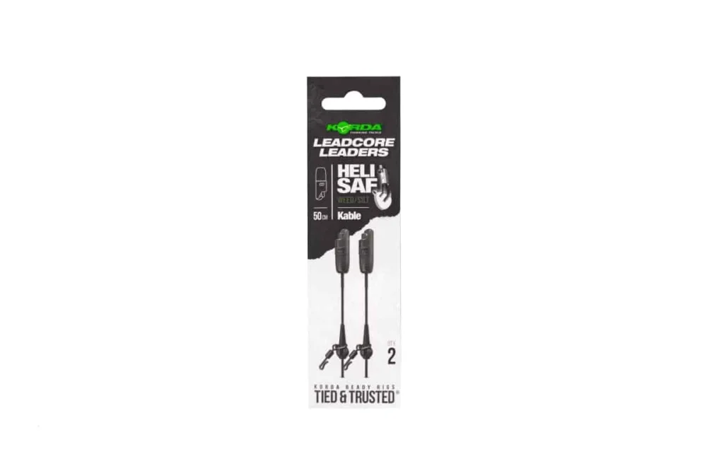 Korda Kable Leadcore Leader Heli Safe 50cm Weed Promocja