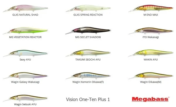 Premium Megabass ONETEN VISION SP Secret Shadow