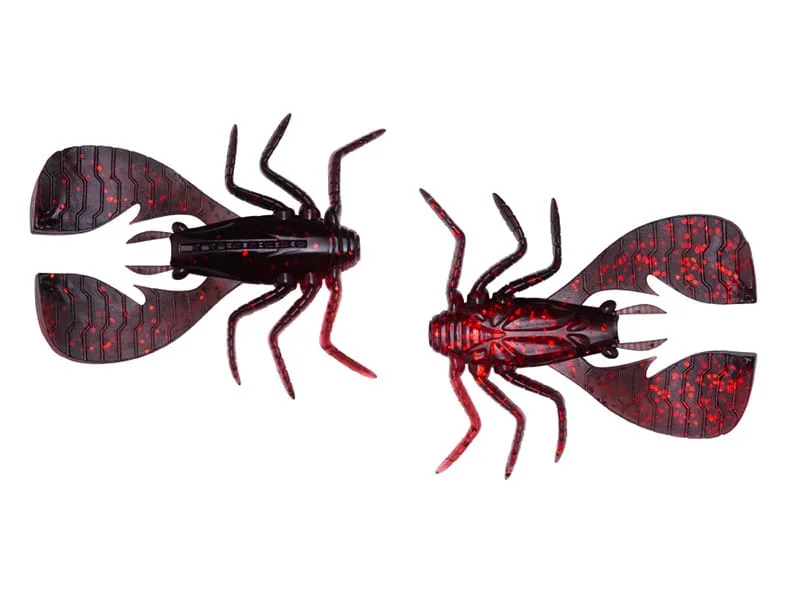 MegaBass Przynęta FUWABUG 96mm BLACK BACK CLEAR RED Oferta limitowana