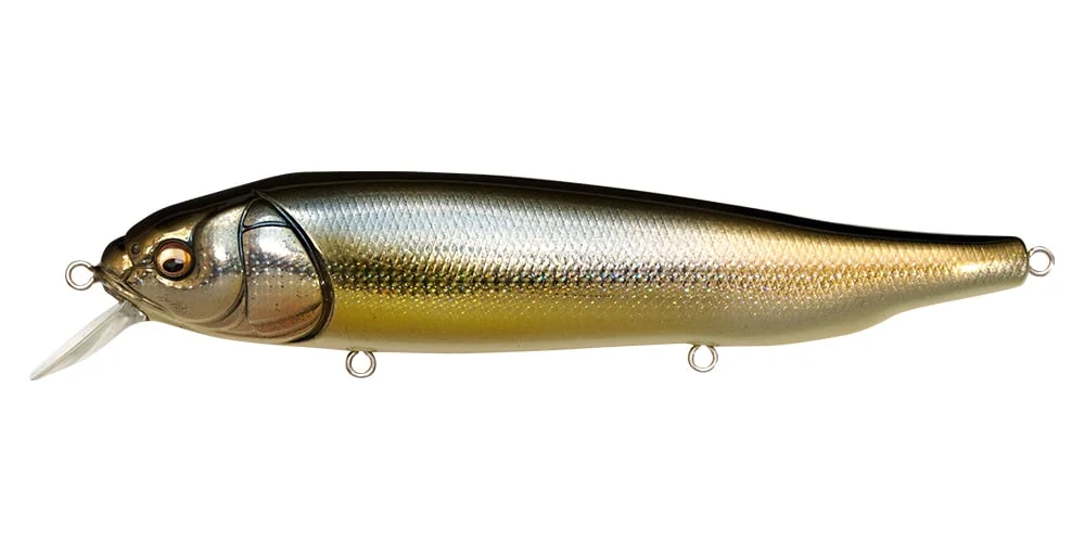 Wysoka jakość Megabass Wobler Lates Feeding Woofer 120mm DD SILVER SHAD