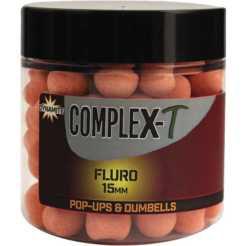 Dynamite Baits Kulki Proteinowe Pływające CompleX-T Fluoro Pop-ups & Dumbells 15mm Tani