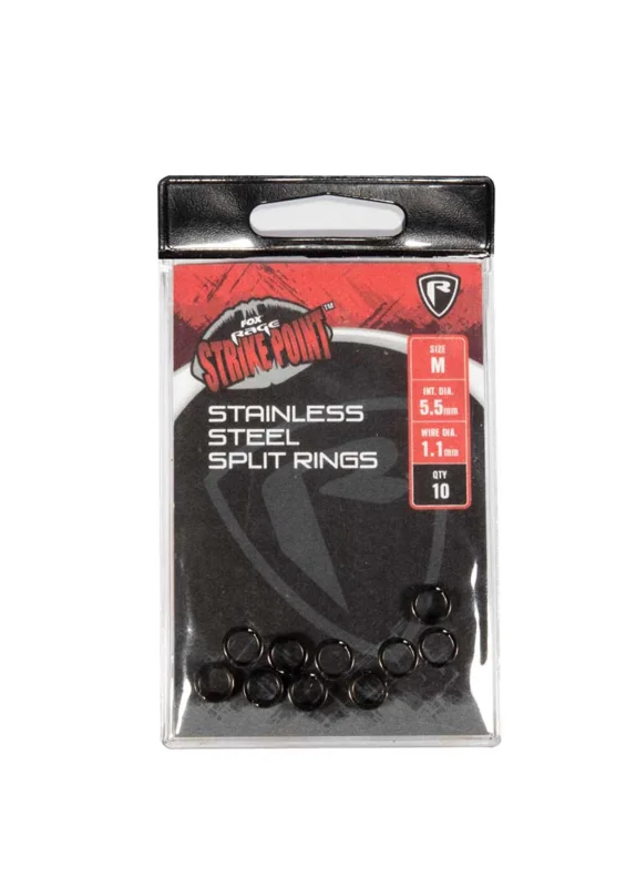 Ostatnia szansa Fox Rage Kółka Łącznikowe SP Stainless Steel Split Ring Small