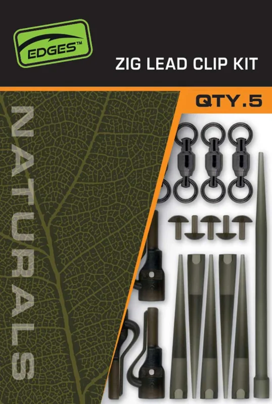 Fox Zestaw NATURALS ZIG LEAD CLIP KIT Ostatnia szansa