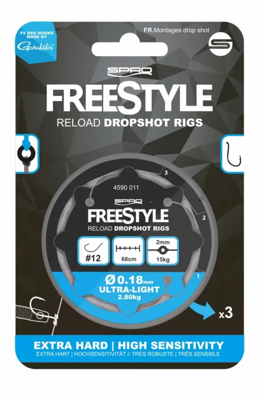 Nie przegap SPRO Freestyle przypon Dropshot 0,18mm-12